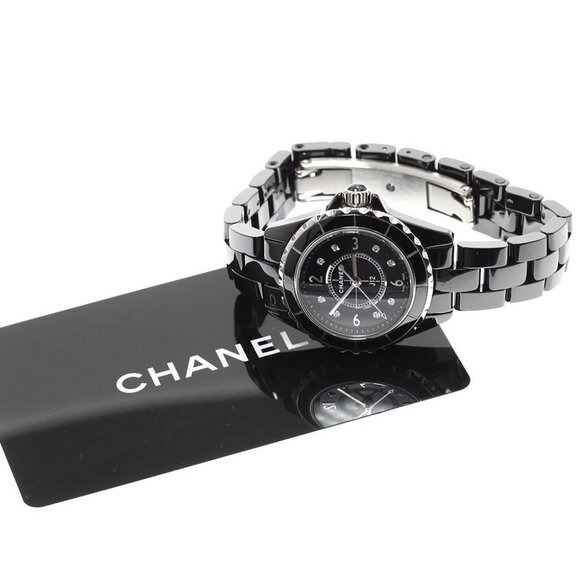 CHANEL J12 H2569 8P diamond black Dial Quartz Ladies Watch_893522 - Picture 2 of 7